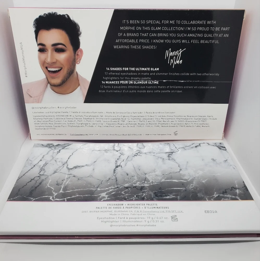 Morphe×Manny MUA: Glam Palette -BNIB - Picture 7 of 14